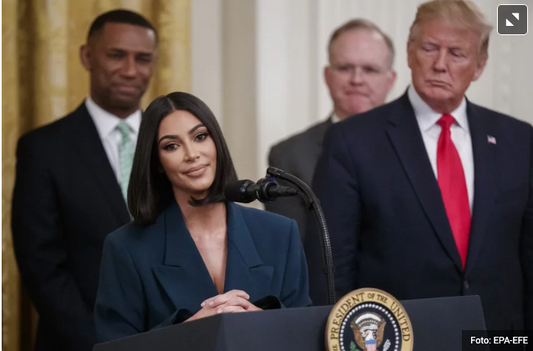 Kim Kardashian was in the White House for help with former prisoners