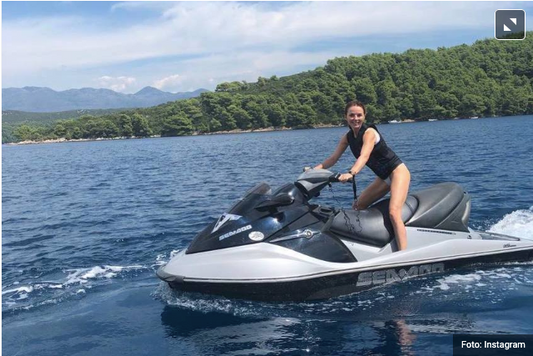 Spice Girls member Gary Halliwell enjoys Dubrovnik