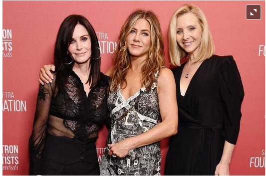 Celebrity friends reunite: Rachel, Monica and Phoebe together again