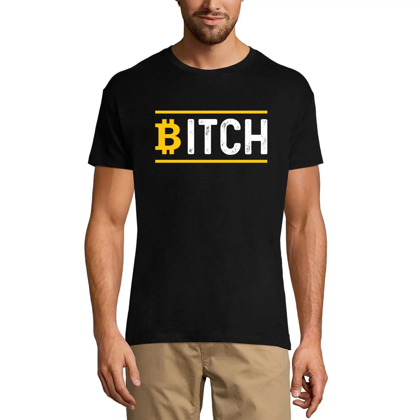 Men's Graphic T-Shirt Bitcoin Blockchain Currency - Graphic Hodl Eco-Friendly Limited Edition Short Sleeve Tee-Shirt Vintage Birthday Gift Novelty