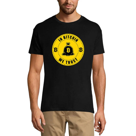Men's Graphic T-Shirt In Bitcoin We Trust Traders Quote - Crypto Mining Eco-Friendly Limited Edition Short Sleeve Tee-Shirt Vintage Birthday Gift Novelty