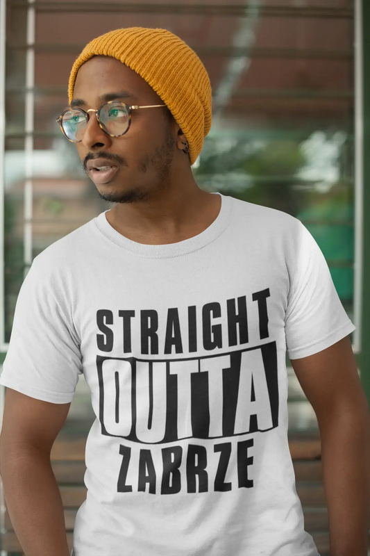 Straight Outta Zabrze, Men's Short Sleeve Round Neck T-shirt 00027