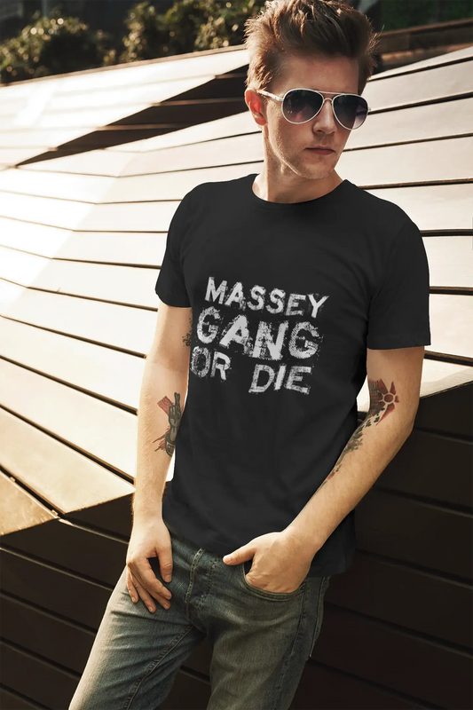 MASSEY Family Gang Tshirt, Men's Tshirt, Black Tshirt, Gift T-shirt 00033