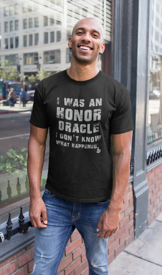 ORACLE What Happened, Black, Men's Short Sleeve Round Neck T-shirt, gift t-shirt 00318