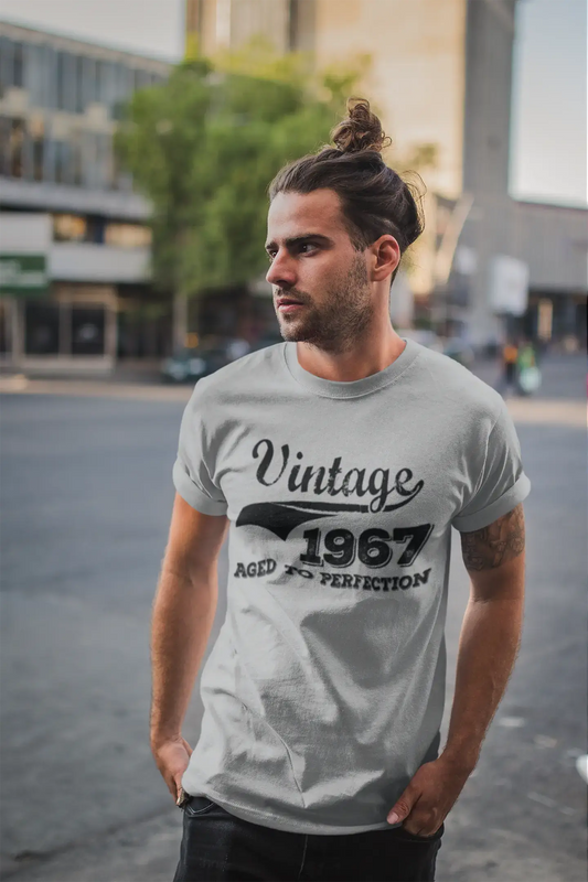 Homme Tee Vintage T Shirt Vintage Aged to Perfection 1967