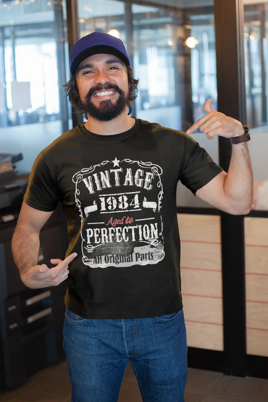 Homme Tee Vintage T Shirt 1984 Vintage Aged to Perfection