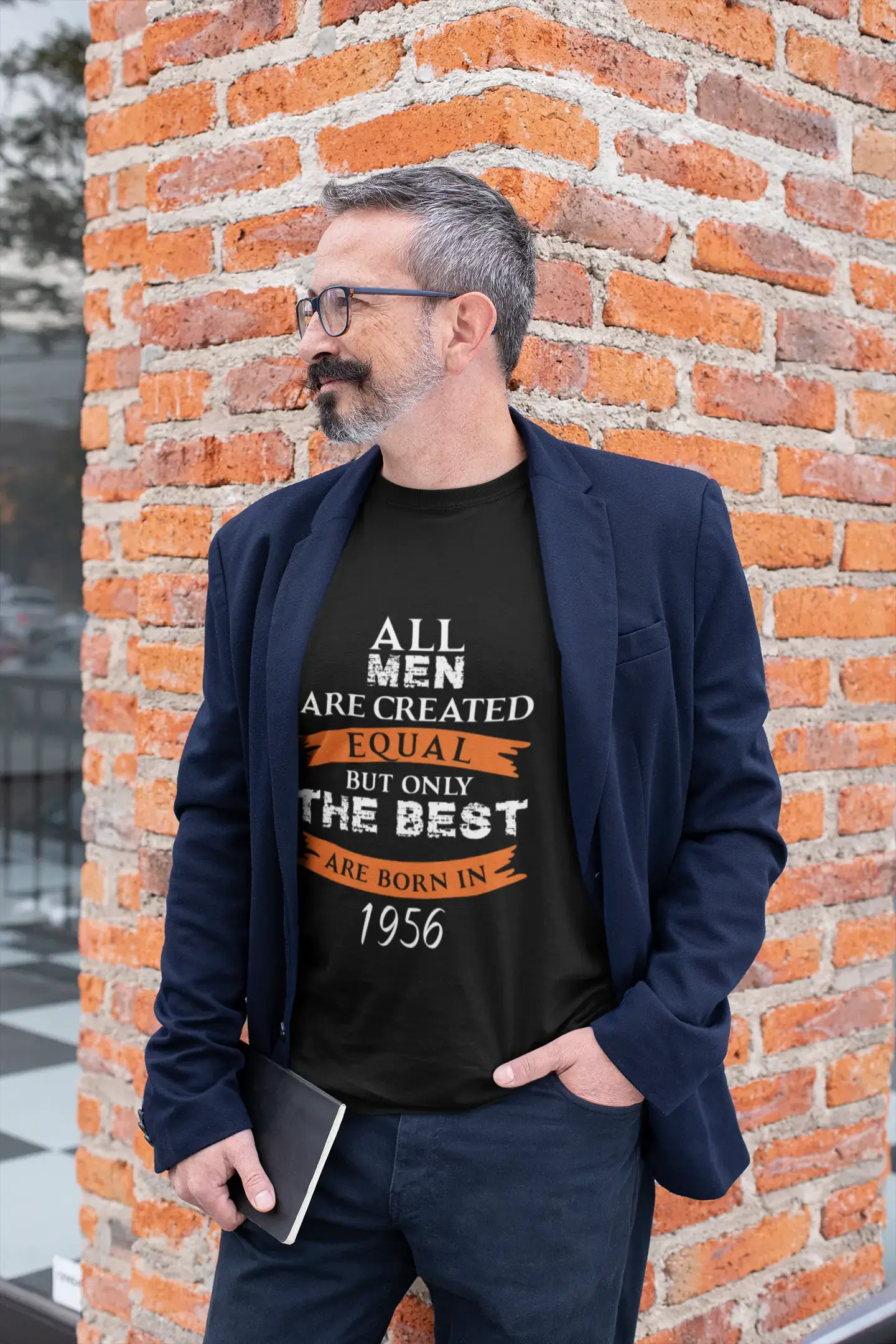 1956, Only the Best are Born in 1956 Men's T-shirt Black Birthday Gift 00509