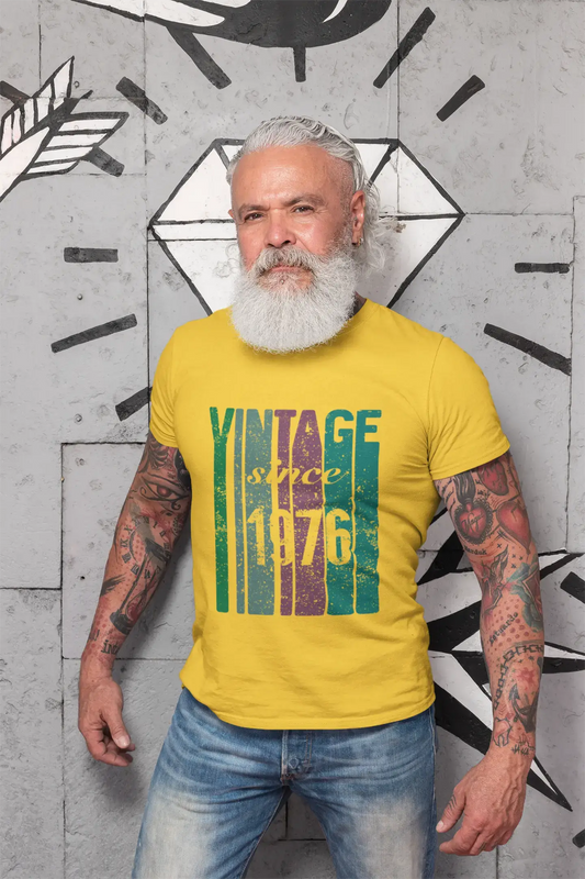 1976, Vintage Since 1976 Men's T-shirt Lemon Birthday Gift 00517