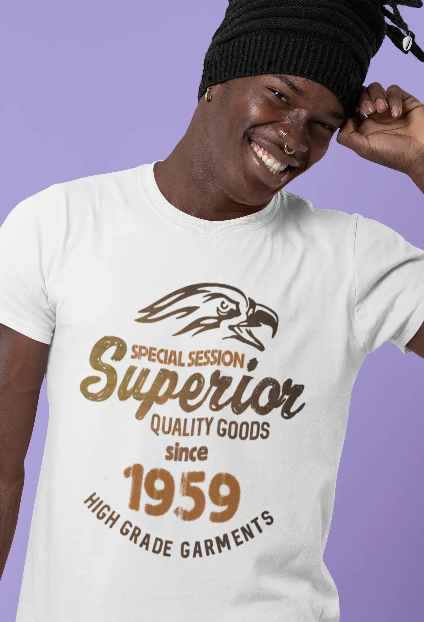 1959, Special Session Superior Since 1959 Men's T-shirt White Birthday Gift 00522