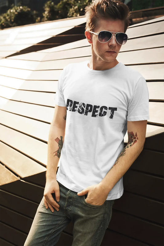 respect Men's T shirt White Birthday Gift 00552