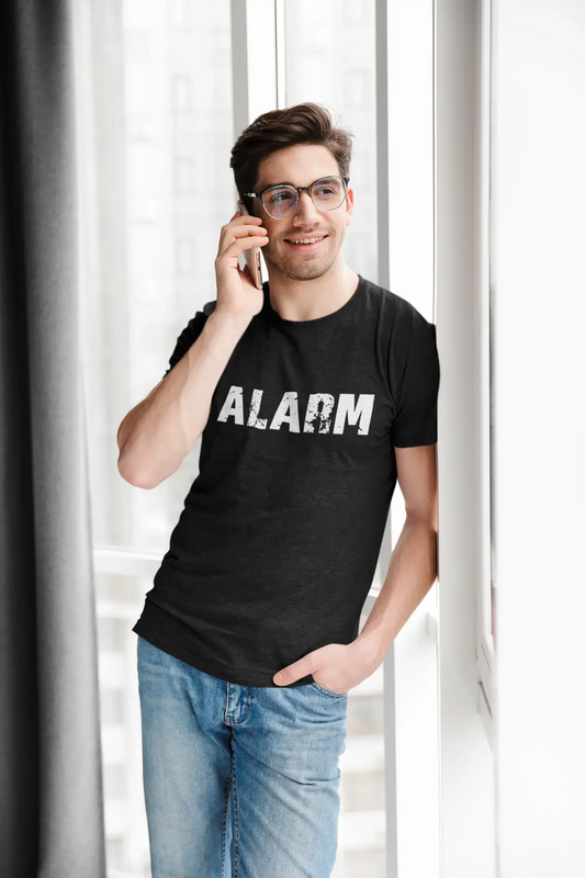 alarm Men's Retro T shirt Black Birthday Gift 00553