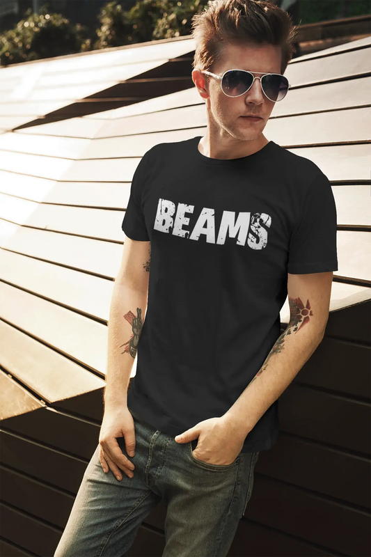 beams Men's Retro T shirt Black Birthday Gift 00553
