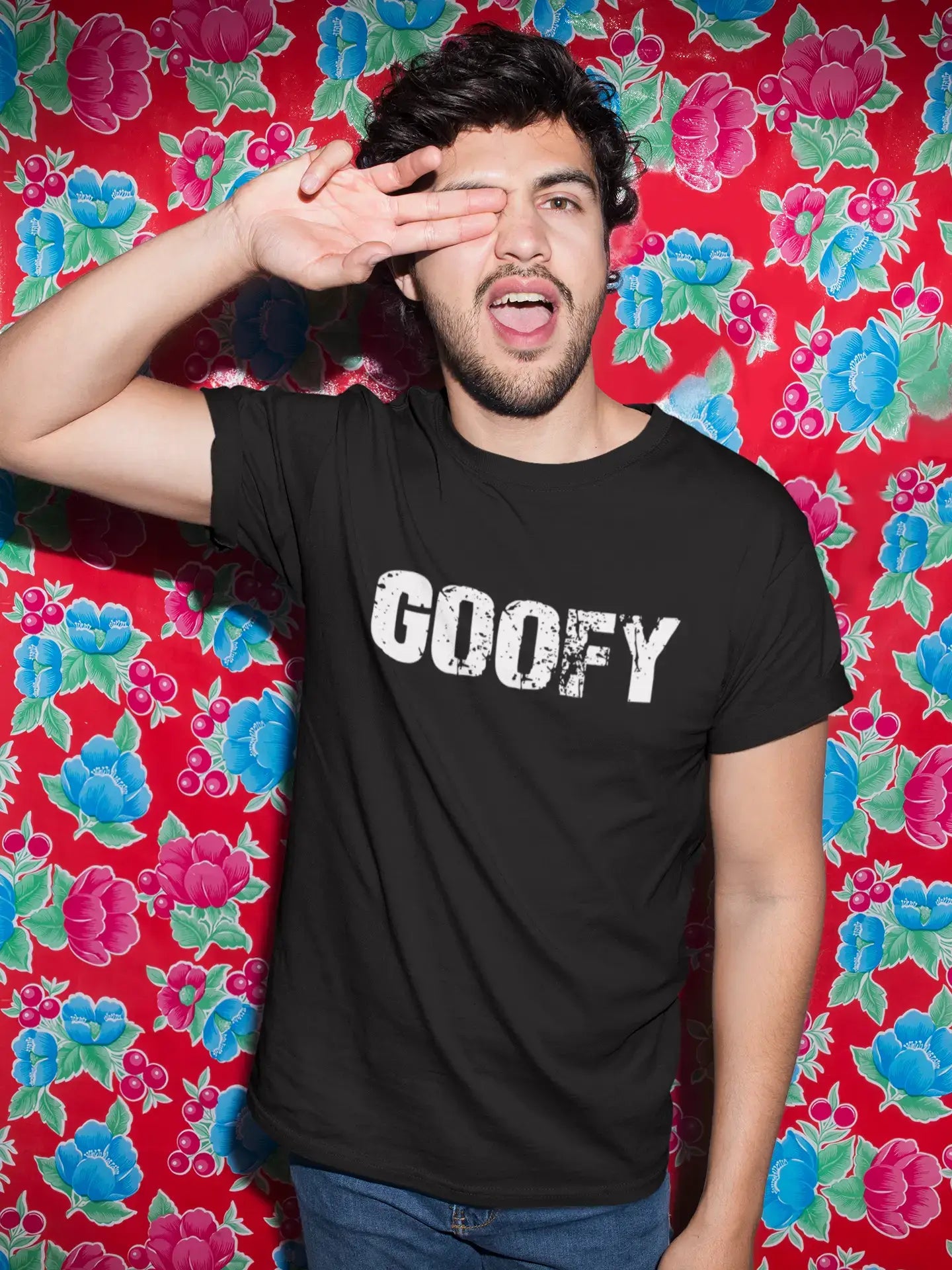 goofy Men's Retro T shirt Black Birthday Gift 00553