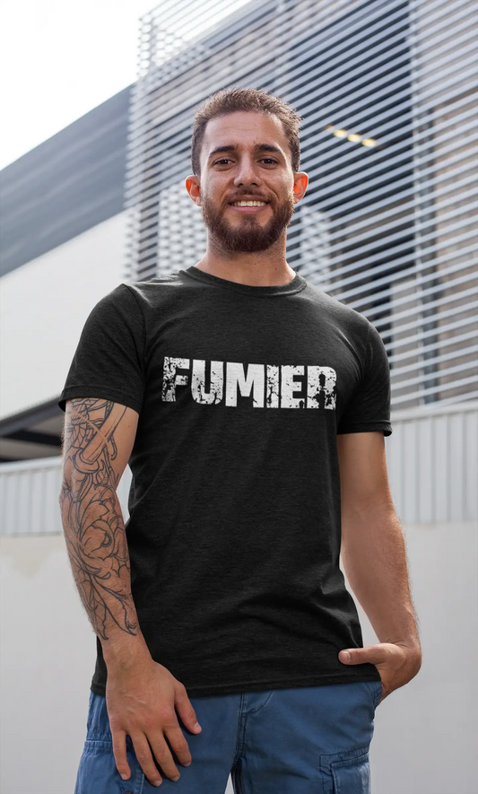 fumier Men's Vintage T shirt Black Birthday Gift 00554