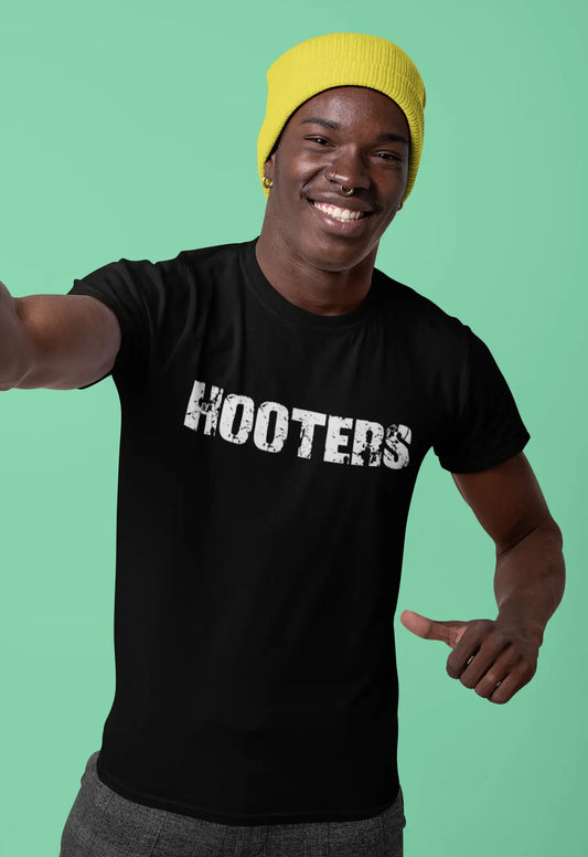 hooters Men's Vintage T shirt Black Birthday Gift 00555