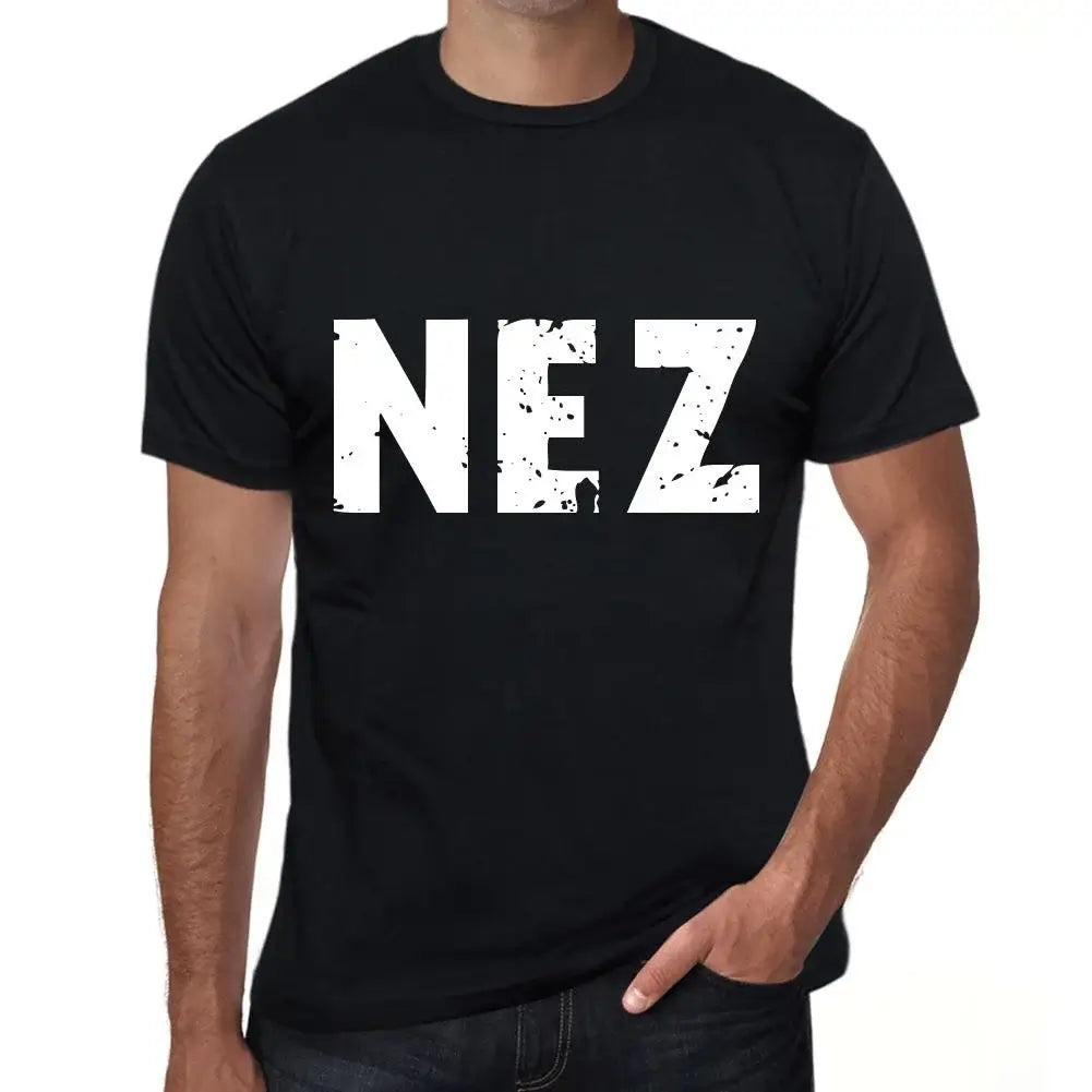 Men's Graphic T-Shirt Nose – Nez – Eco-Friendly Limited Edition Short Sleeve Tee-Shirt Vintage Birthday Gift Novelty