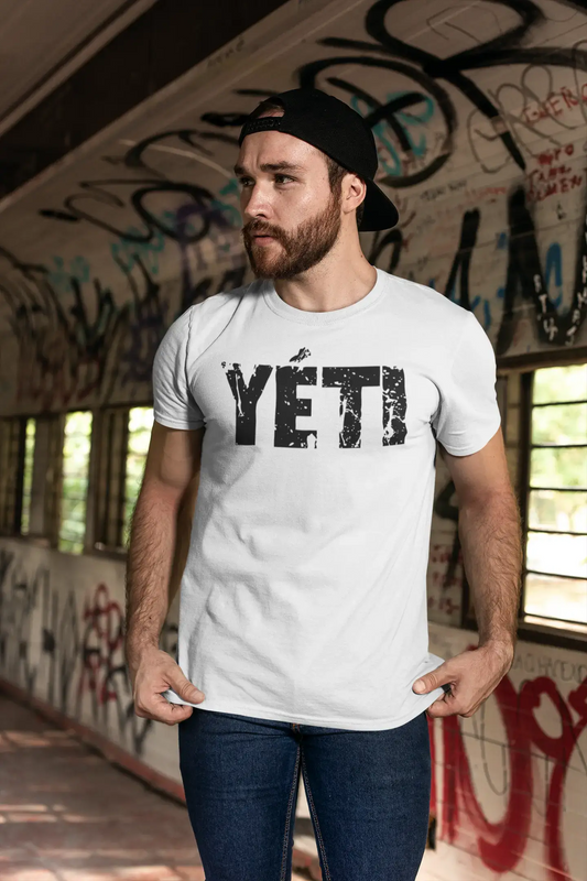 Men's Tee Shirt Vintage T shirt YÈti X-Small White 00560