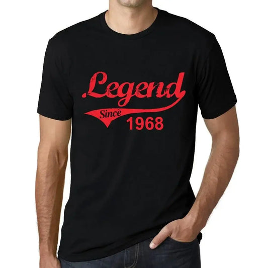 Men's Graphic T-Shirt Legend Since 1968 56th Birthday Anniversary 56 Year Old Gift 1968 Vintage Eco-Friendly Short Sleeve Novelty Tee