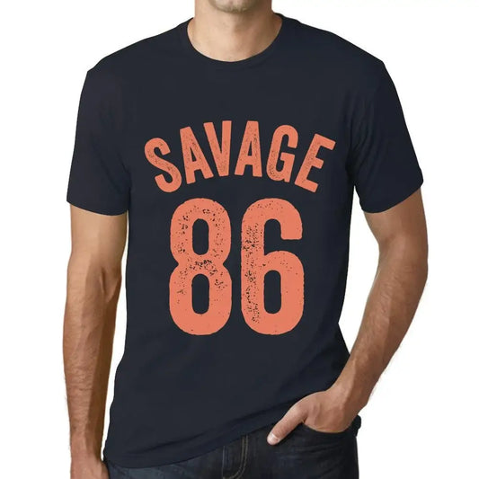 Men's Graphic T-Shirt Savage 86 86th Birthday Anniversary 86 Year Old Gift 1938 Vintage Eco-Friendly Short Sleeve Novelty Tee