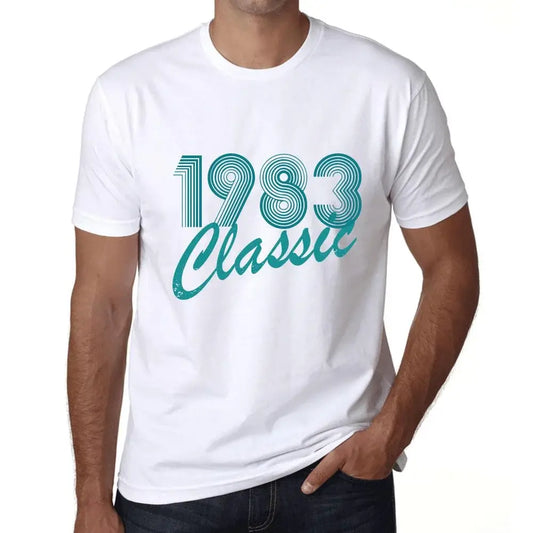Men's Graphic T-Shirt Classic 1983 41st Birthday Anniversary 41 Year Old Gift 1983 Vintage Eco-Friendly Short Sleeve Novelty Tee