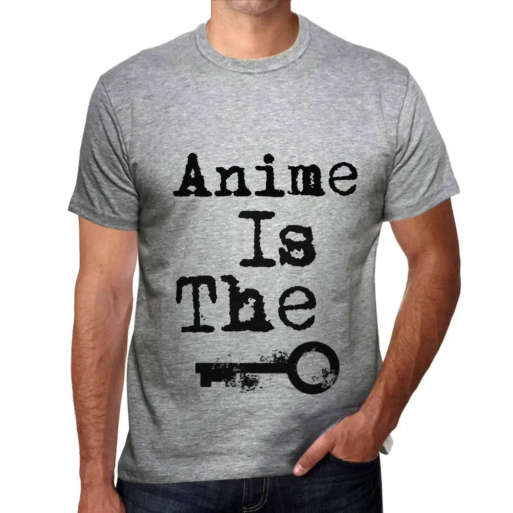 Men's Graphic T-Shirt Anime Is The Key Eco-Friendly Limited Edition Short Sleeve Tee-Shirt Vintage Birthday Gift Novelty