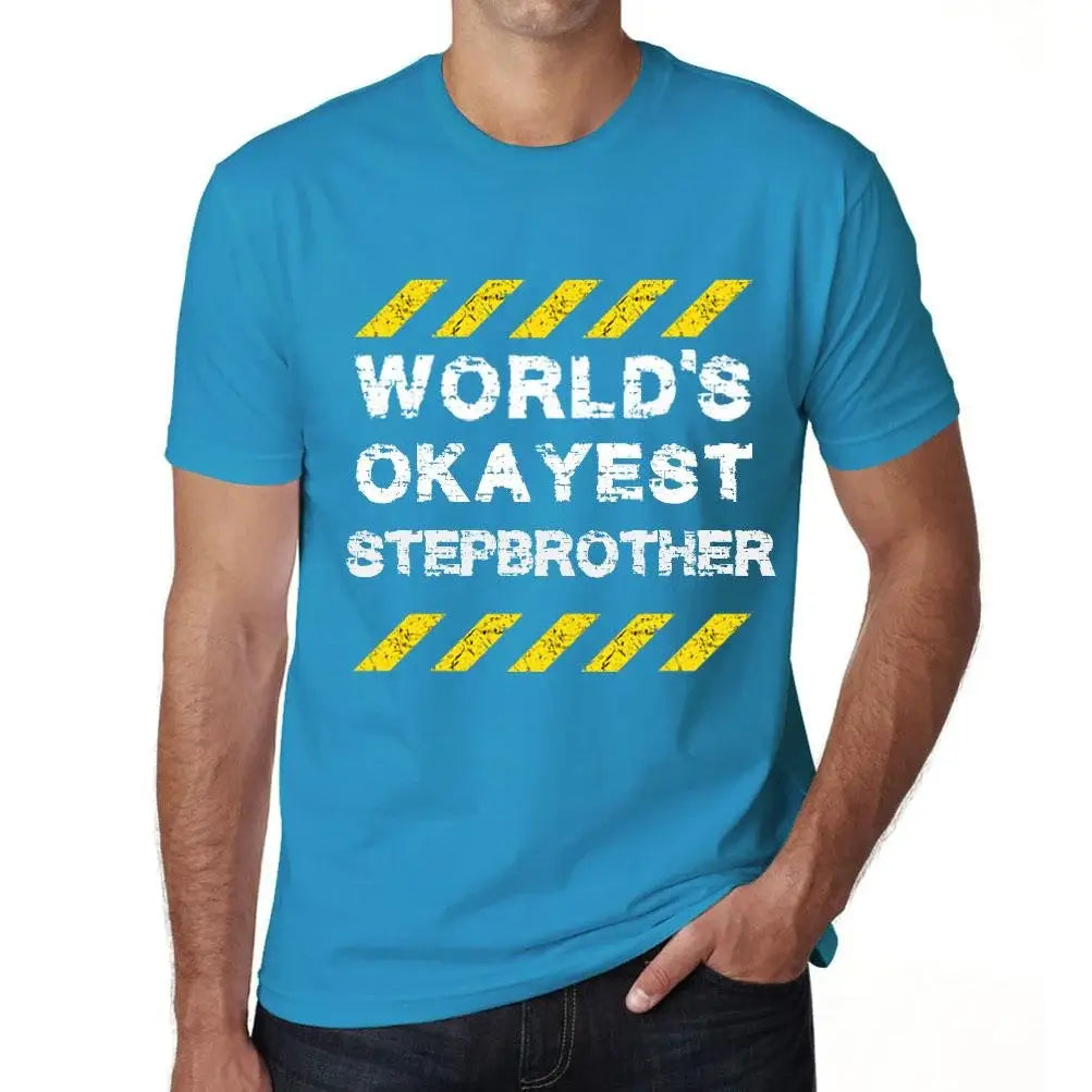 Men's Graphic T-Shirt Worlds Okayest Stepbrother Eco-Friendly Limited Edition Short Sleeve Tee-Shirt Vintage Birthday Gift Novelty