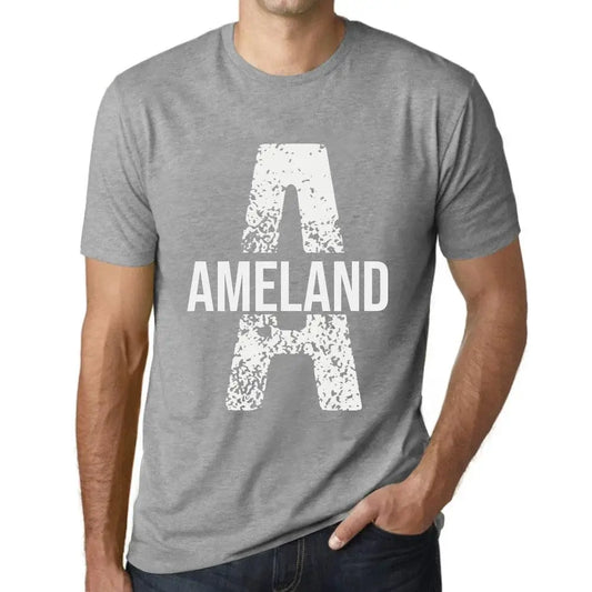 Men's Graphic T-Shirt Ameland Eco-Friendly Limited Edition Short Sleeve Tee-Shirt Vintage Birthday Gift Novelty