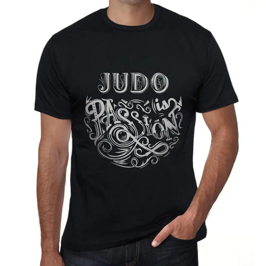Men's Graphic T-Shirt Judo Is Passion Eco-Friendly Limited Edition Short Sleeve Tee-Shirt Vintage Birthday Gift Novelty