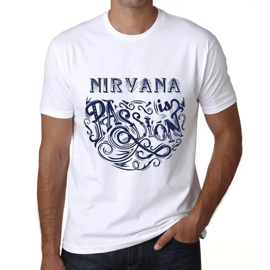Men's Graphic T-Shirt Nirvana Is Passion Eco-Friendly Limited Edition Short Sleeve Tee-Shirt Vintage Birthday Gift Novelty