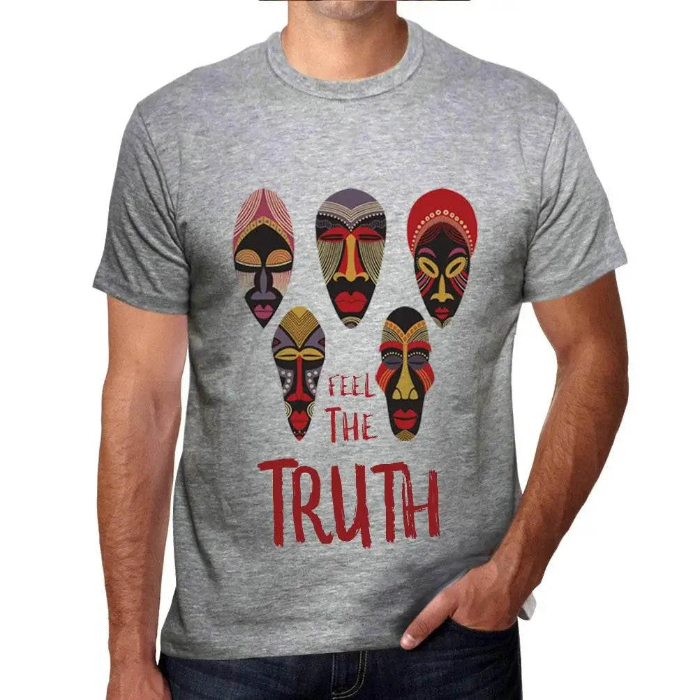 Men's Graphic T-Shirt Native Feel The Truth Eco-Friendly Limited Edition Short Sleeve Tee-Shirt Vintage Birthday Gift Novelty