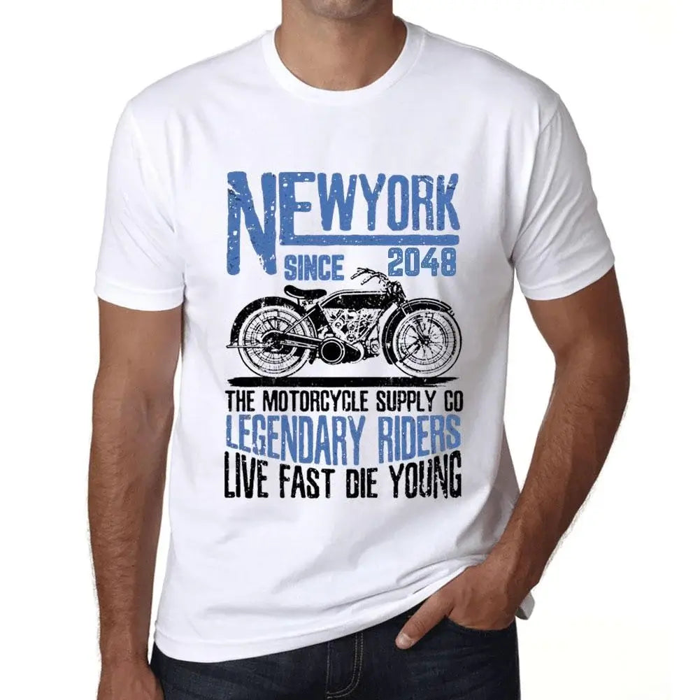 Men's Graphic T-Shirt Motorcycle Legendary Riders Since 2048