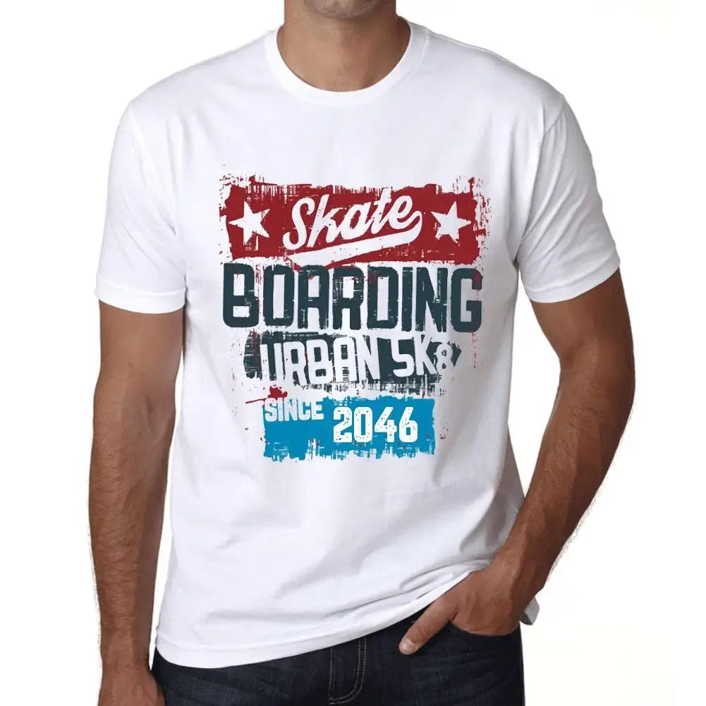 Men's Graphic T-Shirt Urban Skateboard Since 2046