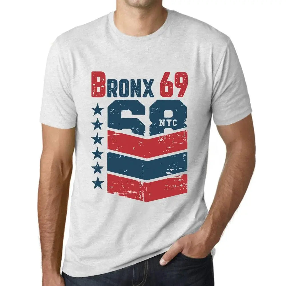 Men's Graphic T-Shirt Bronx 69 69th Birthday Anniversary 69 Year Old Gift 1955 Vintage Eco-Friendly Short Sleeve Novelty Tee