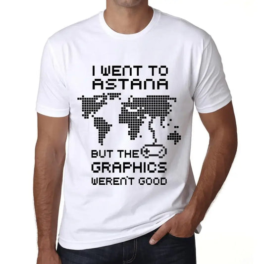 Men's Graphic T-Shirt I Went To Astana But The Graphics Weren’t Good Eco-Friendly Limited Edition Short Sleeve Tee-Shirt Vintage Birthday Gift Novelty