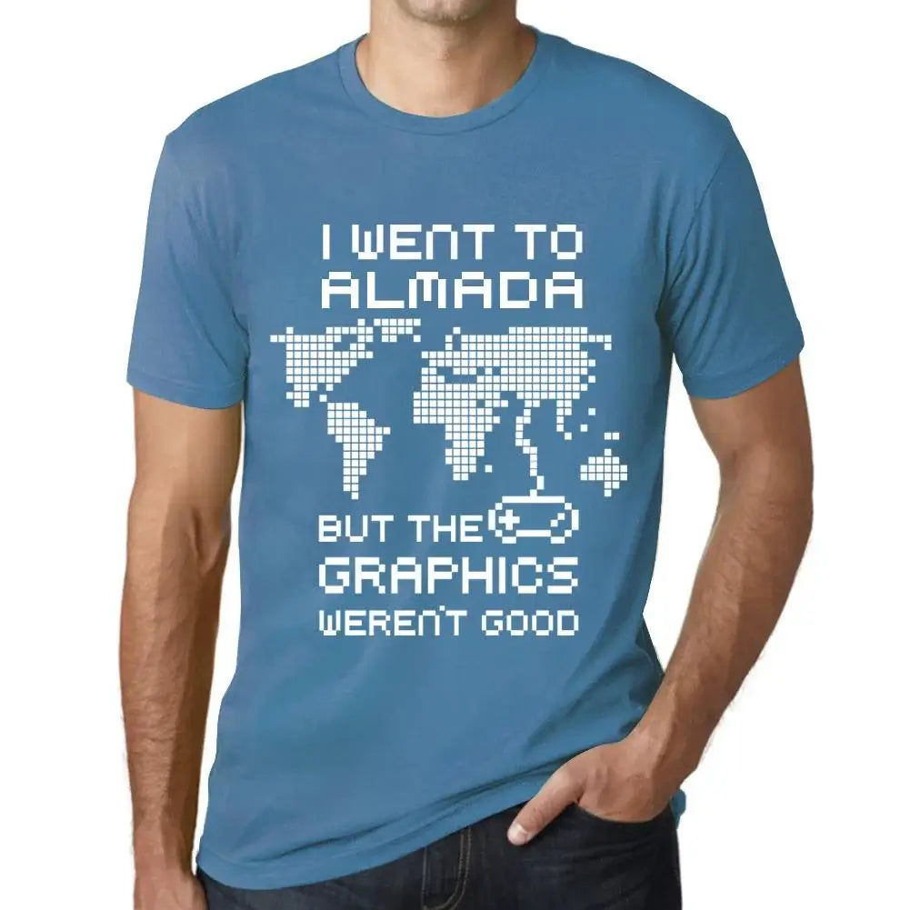 Men's Graphic T-Shirt I Went To Almada But The Graphics Weren’t Good Eco-Friendly Limited Edition Short Sleeve Tee-Shirt Vintage Birthday Gift Novelty