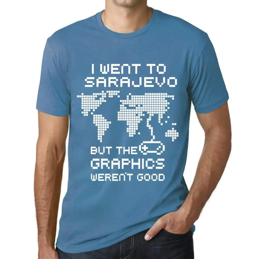Men's Graphic T-Shirt I Went To Sarajevo But The Graphics Weren’t Good Eco-Friendly Limited Edition Short Sleeve Tee-Shirt Vintage Birthday Gift Novelty
