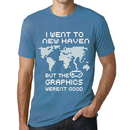 Men's Graphic T-Shirt I Went To New Haven But The Graphics Weren’t Good Eco-Friendly Limited Edition Short Sleeve Tee-Shirt Vintage Birthday Gift Novelty