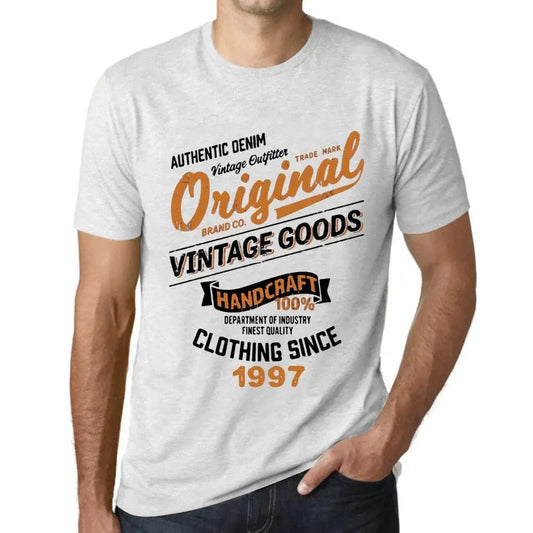 Men's Graphic T-Shirt Original Vintage Clothing Since 1997 27th Birthday Anniversary 27 Year Old Gift 1997 Vintage Eco-Friendly Short Sleeve Novelty Tee