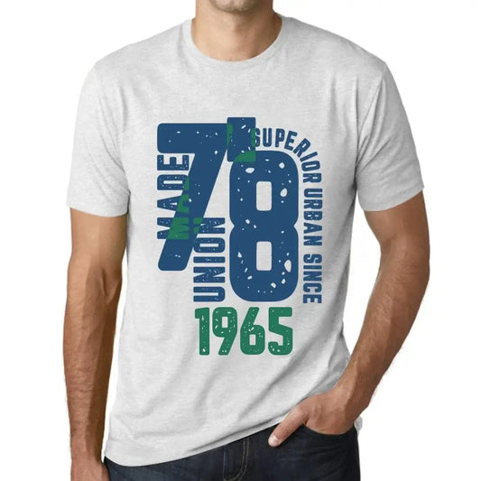 Men's Graphic T-Shirt Superior Urban Style Since 1965 59th Birthday Anniversary 59 Year Old Gift 1965 Vintage Eco-Friendly Short Sleeve Novelty Tee