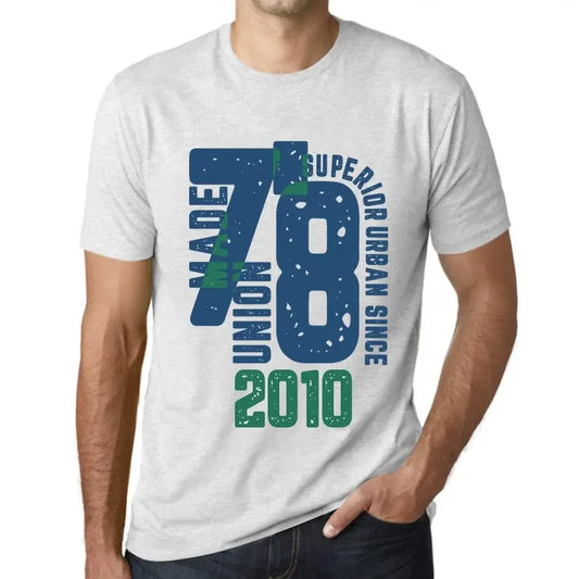 Men's Graphic T-Shirt Superior Urban Style Since 2010 14th Birthday Anniversary 14 Year Old Gift 2010 Vintage Eco-Friendly Short Sleeve Novelty Tee