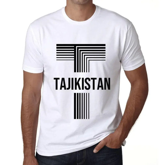 Men's Graphic T-Shirt Tajikistan Eco-Friendly Limited Edition Short Sleeve Tee-Shirt Vintage Birthday Gift Novelty