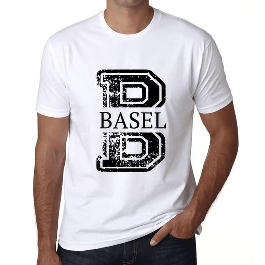 Men's Graphic T-Shirt Basel Eco-Friendly Limited Edition Short Sleeve Tee-Shirt Vintage Birthday Gift Novelty