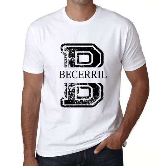 Men's Graphic T-Shirt Becerril Eco-Friendly Limited Edition Short Sleeve Tee-Shirt Vintage Birthday Gift Novelty