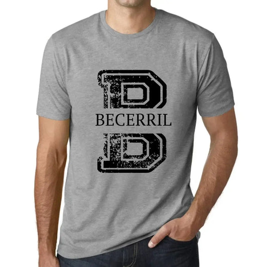 Men's Graphic T-Shirt Becerril Eco-Friendly Limited Edition Short Sleeve Tee-Shirt Vintage Birthday Gift Novelty