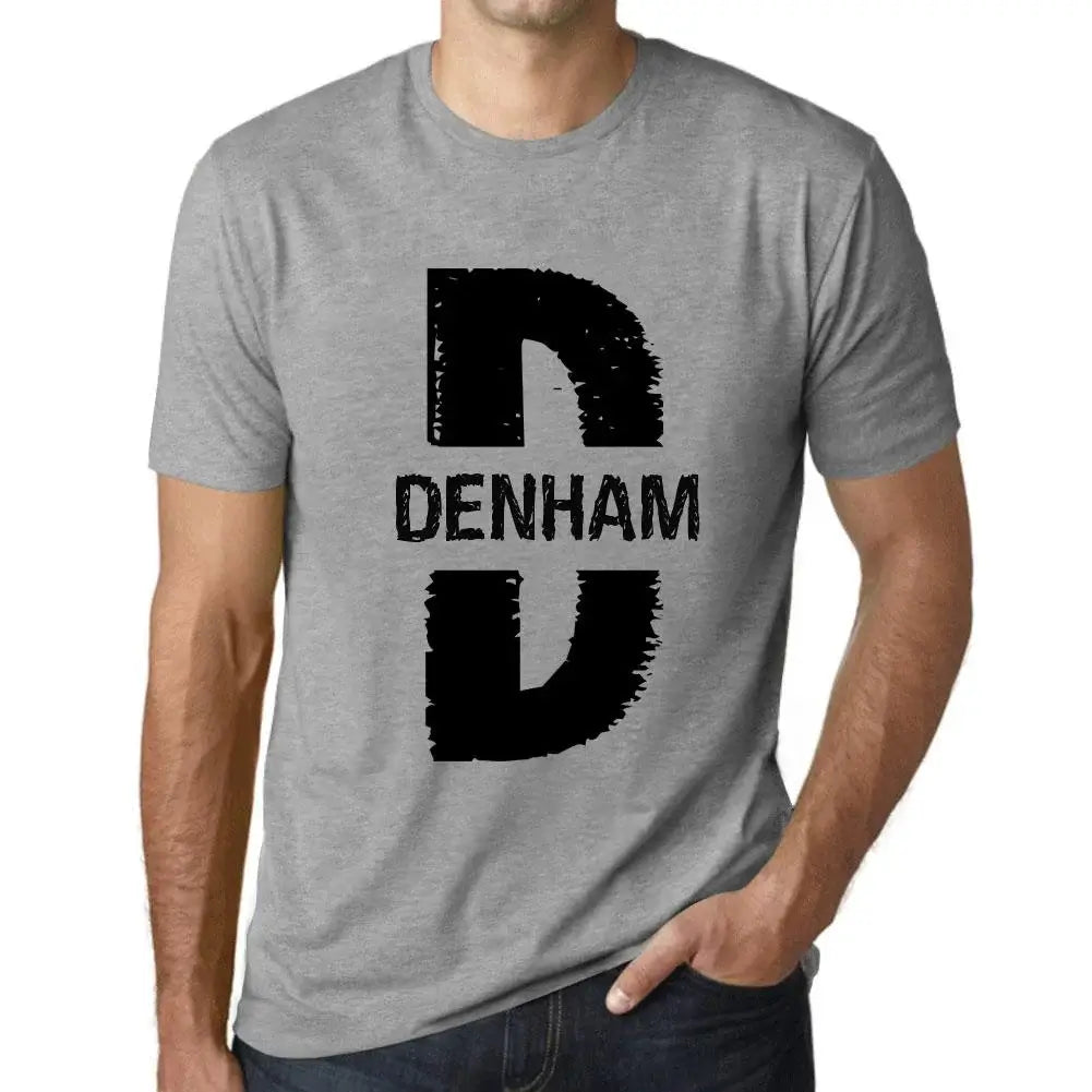 Men's Graphic T-Shirt Denham Eco-Friendly Limited Edition Short Sleeve Tee-Shirt Vintage Birthday Gift Novelty