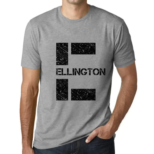 Men's Graphic T-Shirt Ellington Eco-Friendly Limited Edition Short Sleeve Tee-Shirt Vintage Birthday Gift Novelty