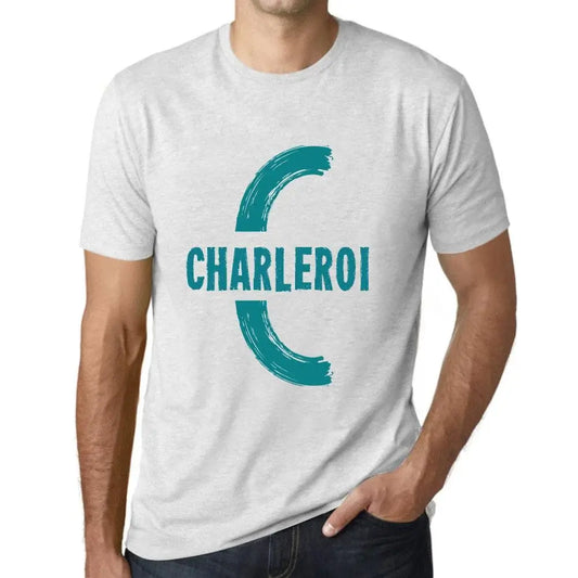 Men's Graphic T-Shirt Charleroi Eco-Friendly Limited Edition Short Sleeve Tee-Shirt Vintage Birthday Gift Novelty