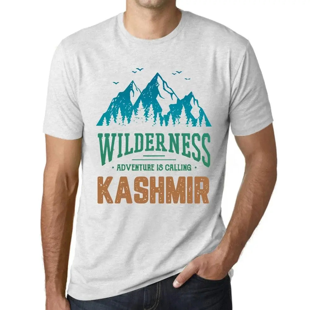 Men's Graphic T-Shirt Wilderness, Adventure Is Calling Kashmir Eco-Friendly Limited Edition Short Sleeve Tee-Shirt Vintage Birthday Gift Novelty