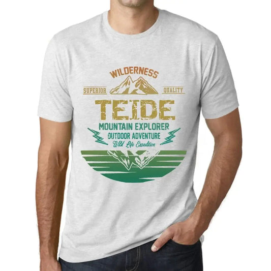 Men's Graphic T-Shirt Outdoor Adventure, Wilderness, Mountain Explorer Teide Eco-Friendly Limited Edition Short Sleeve Tee-Shirt Vintage Birthday Gift Novelty