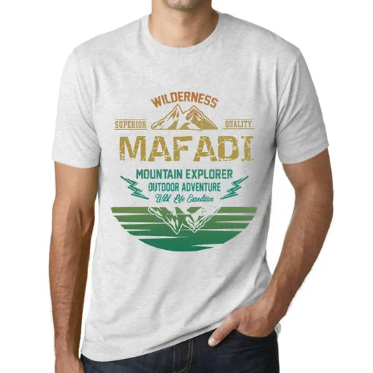 Men's Graphic T-Shirt Outdoor Adventure, Wilderness, Mountain Explorer Mafadi Eco-Friendly Limited Edition Short Sleeve Tee-Shirt Vintage Birthday Gift Novelty